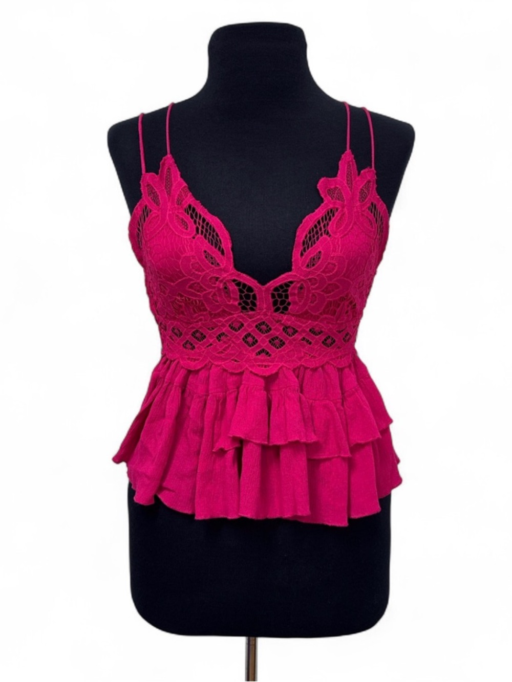 Free People FP One Hot Pink Adella Cami